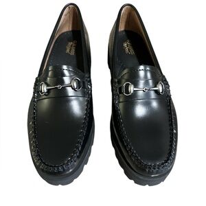 Lianna Bit super Lug leather loafer shoes